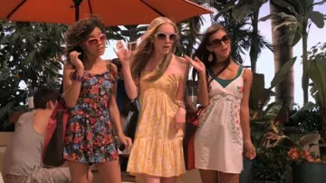 Candie's Small Floral Print Sleeveless Dress worn by Jennifer 3 (Savannah Jayde) in Big Time Rush (S01E01)