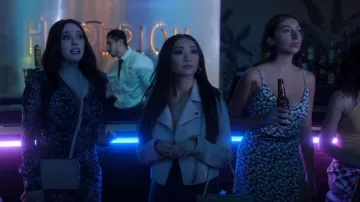 Zara Faux Suede Biker Jacket worn by Madison Maxwell (Brenda Song) as seen in Dollface (S02E04)