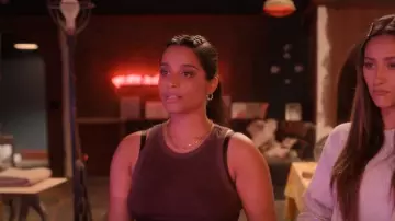 Madewell Paperclip Chain Necklace worn by Liv (Lilly Singh) as seen in Dollface (S02E05)