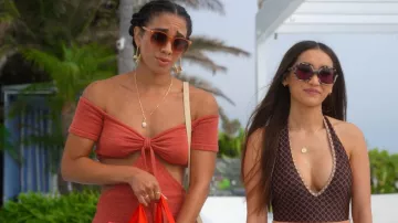 Vestido de culto Gaia Alicia Cut Out usado por Ruby (Corinne Foxx) como se ve en Dollface (T02E05)