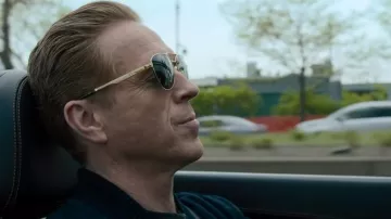 Gafas de sol Persol Persol Aviator usadas por Bobby Axelrod (Damian Lewis) como se ve en Billions (T07E11)