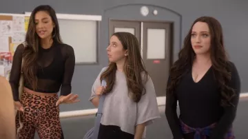 Commando Butter V-Neck Long Sleeve Thong Bodysuit worn by Jules Wiley (Kat Dennings) as seen in Dollface (S02E03)