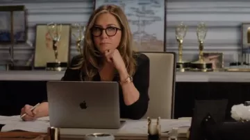 Theory Classic Fitted Shirt worn by Alex Levy (Jennifer Aniston) as seen in The Morning Show (S03E08)