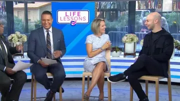 Eliza J Tweed Sheath Dress worn by Dylan Dreyer as seen in Today on October 26, 2023