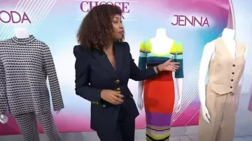 Veronica Beard Anoki Dickey Veste en jean portée par Talia Parkinson comme on le voit dans Aujourd’hui avec Hoda et Jenna le 26 octobre 2023