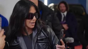 Gafas de sol Dior Kaleidiorscopic Shield usadas por Kim Kardashian como se ve en The Kardashians (T04E05)