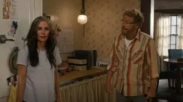 Rrl Ralph Lauren Western Southwestern Jacquard Workshirt worn by Terry Phelps (Greg Kinnear) as seen in Shining Vale (S02E02)