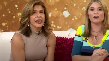 Vince Sleeve­less Turtle­neck Top worn by Hoda Kotb as seen in Today with Hoda & Jenna on  October 26, 2023