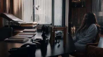 Aritzia x Tna cozy Fleece Boyfriend Boxy Zip Hood­ie worn by as seen in American Horror Stories (S03E03)