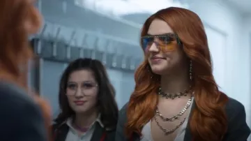 Swarovski 76MM Swarovski Crystal Shield Gafas de sol usadas por Chloe (Mirela Balic) como se ve en Elite (S07E01)