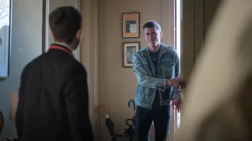 Levis Truck­er Jack­et worn by Ander Muñoz (Arón Piper) as seen in Elite (S07E08)