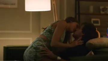 Zara Jewel Jacquard Top worn by Sara (Carmen Arrufat) as seen in Elite (S07E05)