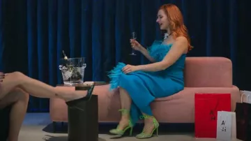 Steve Madden Vanity Green Sm Rebooted usado por Chloe (Mirela Balic) como se ve en Élite (T07E06)