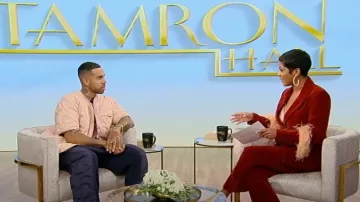 Moncler  Salehe Bembury Quilted Shell Down Overshirt worn by Vic Mensa as seen in Tamron Hall Show on  October 27, 2023