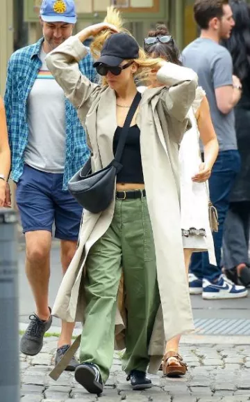 Adidas Originals Og Samba Sneakers worn by Jennifer Lawrence in New York City on June 3, 2023