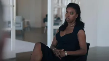 Carolina Herrera Women's Sweetheart Sheath Dress worn by Kate Sacker (Condola Rashad) as seen in Billions (S07E12)