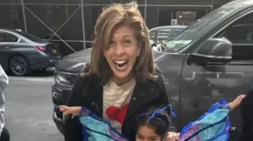 Zadig & Voltaire Lil Heart Cashmere Sweater worn by Hoda Kotb as seen in Today with Hoda & Jenna on October 30, 2023