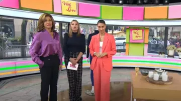 Veronica Beard Renzo Crop Cotton Blend Trousers worn by Hoda Kotb as seen in Today with Hoda & Jenna on October 30, 2023