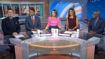 Black Halo Kasia Jumpsuit worn by Hoda Kotb as seen in Today on  October 31, 2023