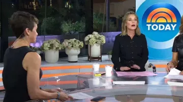 Vince V Neck Tank Sweater Dress worn by Stephanie Gosk as seen in Today on November 1, 2023