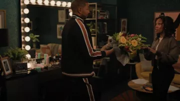 A.l.c Marco Crochet Striped Tank Top En Negro usado por Christina Hunter como se ve en The Morning Show (S03E09)