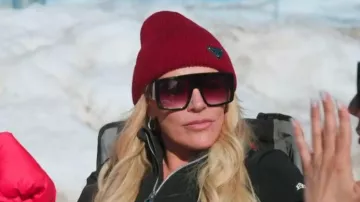 Dior 30Montaigne S3U 58MM Shield Sunglasses worn by Heather Gay as seen in The Real Housewives of Salt Lake City (S04E08)