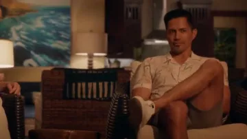AllSaints Aaru Short Sleeve worn by Thomas Magnum (Jay Hernandez) as seen in Magnum P.I. (S05E15)