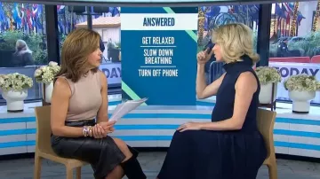 Veronica Beard Barrie Faux Leather Midi Skirt worn by Hoda Kotb as seen in Today with Hoda & Jenna on November 2, 2023