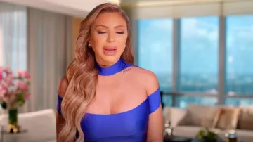 Body de manga larga Mugler usado por Larsa Pippen como se ve en The Real Housewives of Miami (T06E01)
