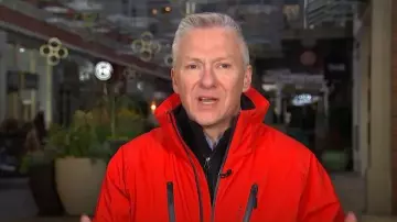 Obermeyer Raze Jacket worn by Tom Costello as seen in Today on November 3, 2023