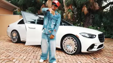 Off-White Black Rectangular Milano Sunglasses worn by Plies in Choke (Official Music Video)