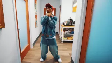 Nike Air Force 1 Low White sneakers worn by Plies in Choke (Official Music Video)