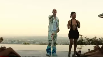 Nike Air Force 1 Low 'White' sneakers worn by Millyz in Clear Time feat. OhGeesy (Official Video)