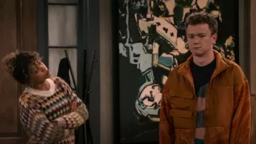 Chaqueta deportiva H&M Regular Fit Fleece usada por David Crane (Anders Keith) en Frasier (S01E05)