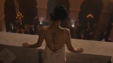 The Row Bantelle Slip Maxi Dress worn by Natessa (Emily Browning) as seen in American Horror Stories (S03E04)