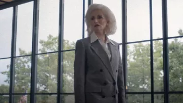 Isabel Marant Gray Nevim Blazer worn by Mil­lie Boone (Heather Wynters) as seen in American Horror Stories (S03E04)