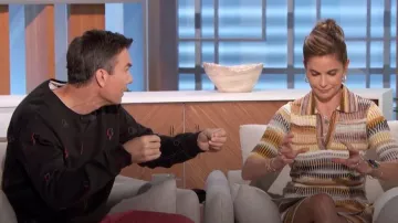 One432 Skeletor Sweatshirt worn by Jerry O'Connell as seen in The Talk on October 28, 2023