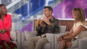 Vince Splittable Shirt Jacket worn by Jerry O'Connell as seen in The Talk on October 19, 2023