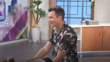 All Saints Tagise Shirt worn by Jerry O'Connell as seen in The Talk on October 12, 2023