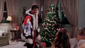 Santa Claus Christmas costume in red worn by Scott Calvin (Tim Allen) in The Santa Clause movie wardrobe