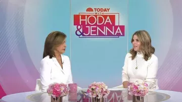 Cinq a Sept Khloe Ruched Sleeve Blazer worn by Hoda Kotb as seen in Today with Hoda & Jenna on November 7, 2023