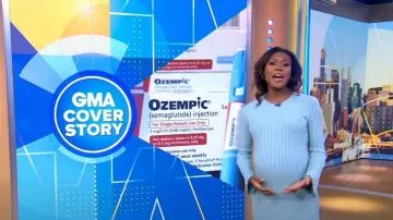 Simon Miller Rib Wells Dress worn by Janai Norman as seen in Good Morning America on November 7, 2023