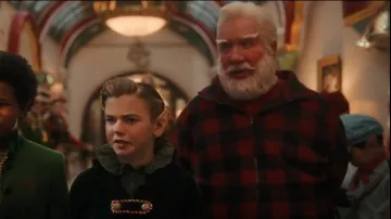 Burnside Po­lar Fleece Full Zip Jack­et worn by Santa Claus (Tim Allen) as seen in The Santa Clauses (S02E01)