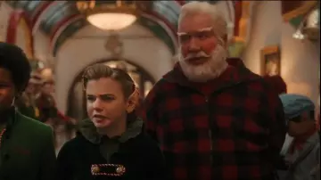 Burnside Po­lar Fleece Full Zip Jack­et worn by Santa Claus (Tim Allen) as seen in The Santa Clauses (S02E01)