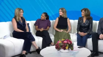 Combinaison Simkhai Moreno portée par Jenna Bush Hager comme on le voit dans Today le 9 novembre 2023