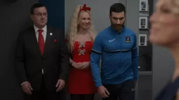 Nike AFC Zip Blue Jacket worn by Roy Kent (Brett Goldstein) in Ted Lasso TV show (S03E12)
