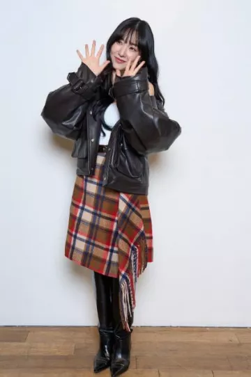 Alexander Wang Viola Slouch Boots worn by Tiffany Young in Hong Kong on November 5, 2023