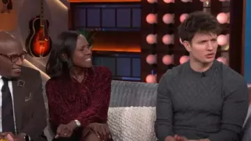 Louis vuitton Dami­er Crew­neck in Gris Souris worn by Matt Rife as seen in The Kelly Clarkson Show on November 10, 2023