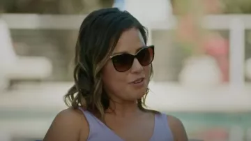 Gafas de sol Di Valdi DV0157 usadas por Katie Thurston como se ve en FBoy Island (S03E04)