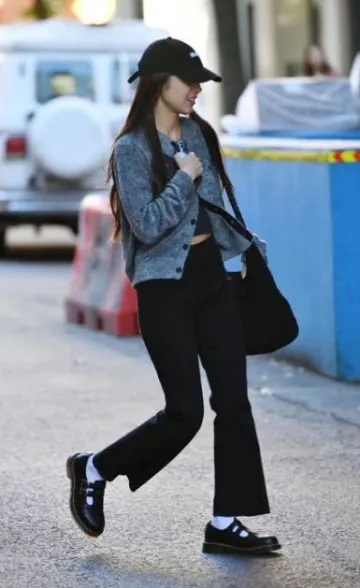 Moma Design Store Adjustable Baseball Cap worn by Olivia Rodrigo in New York on November 11, 2023